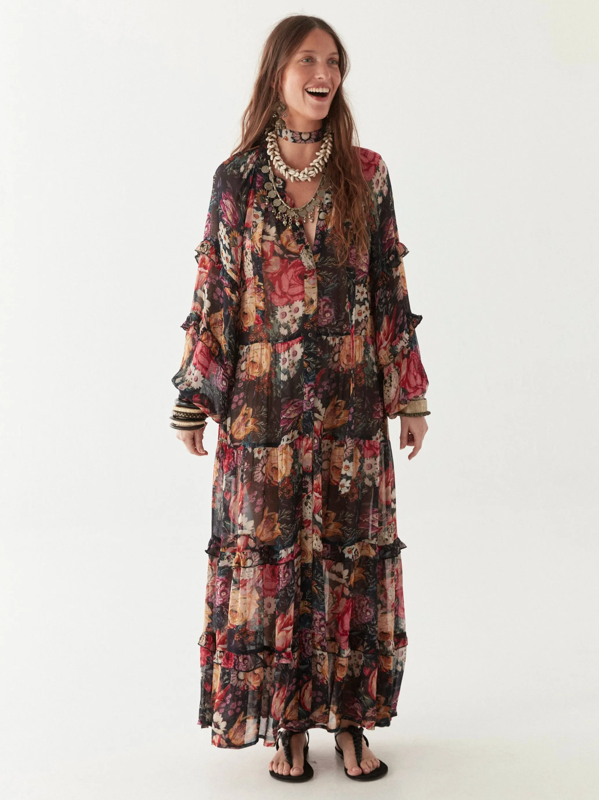Margot Dress - Mustique Canterbury