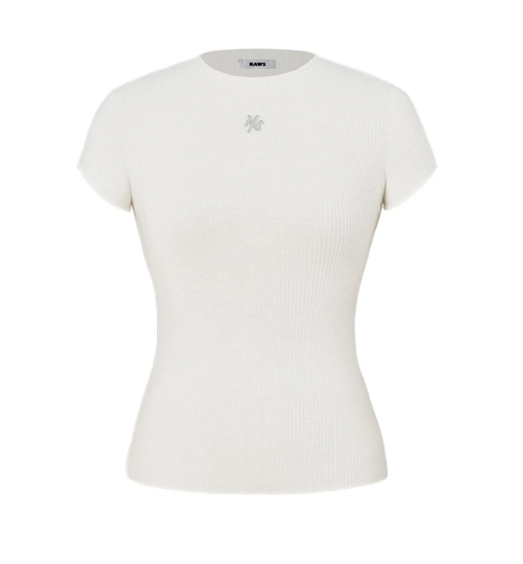 Merino Wool Peplum Knit T-shirt