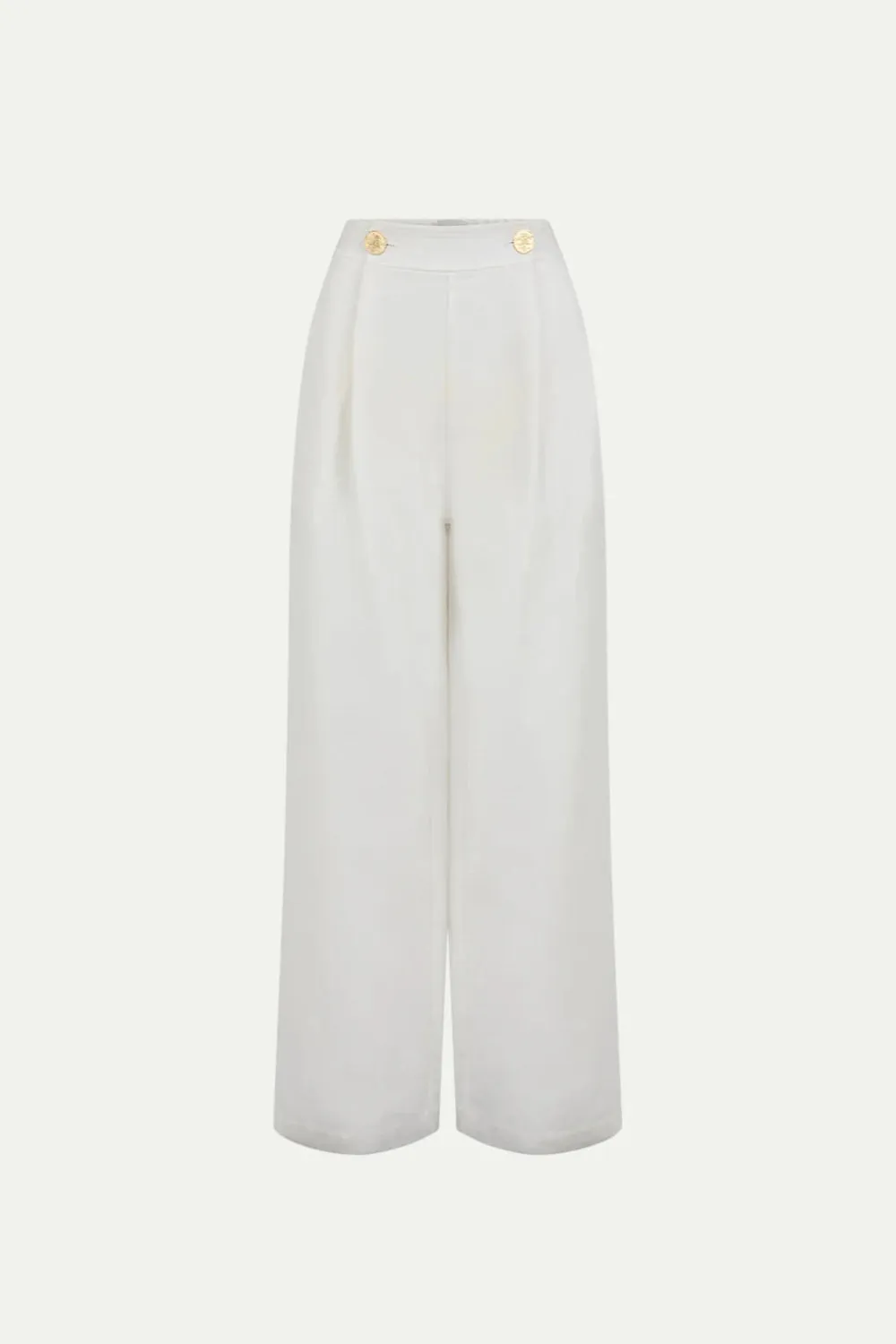 Minuf Linen Pants White