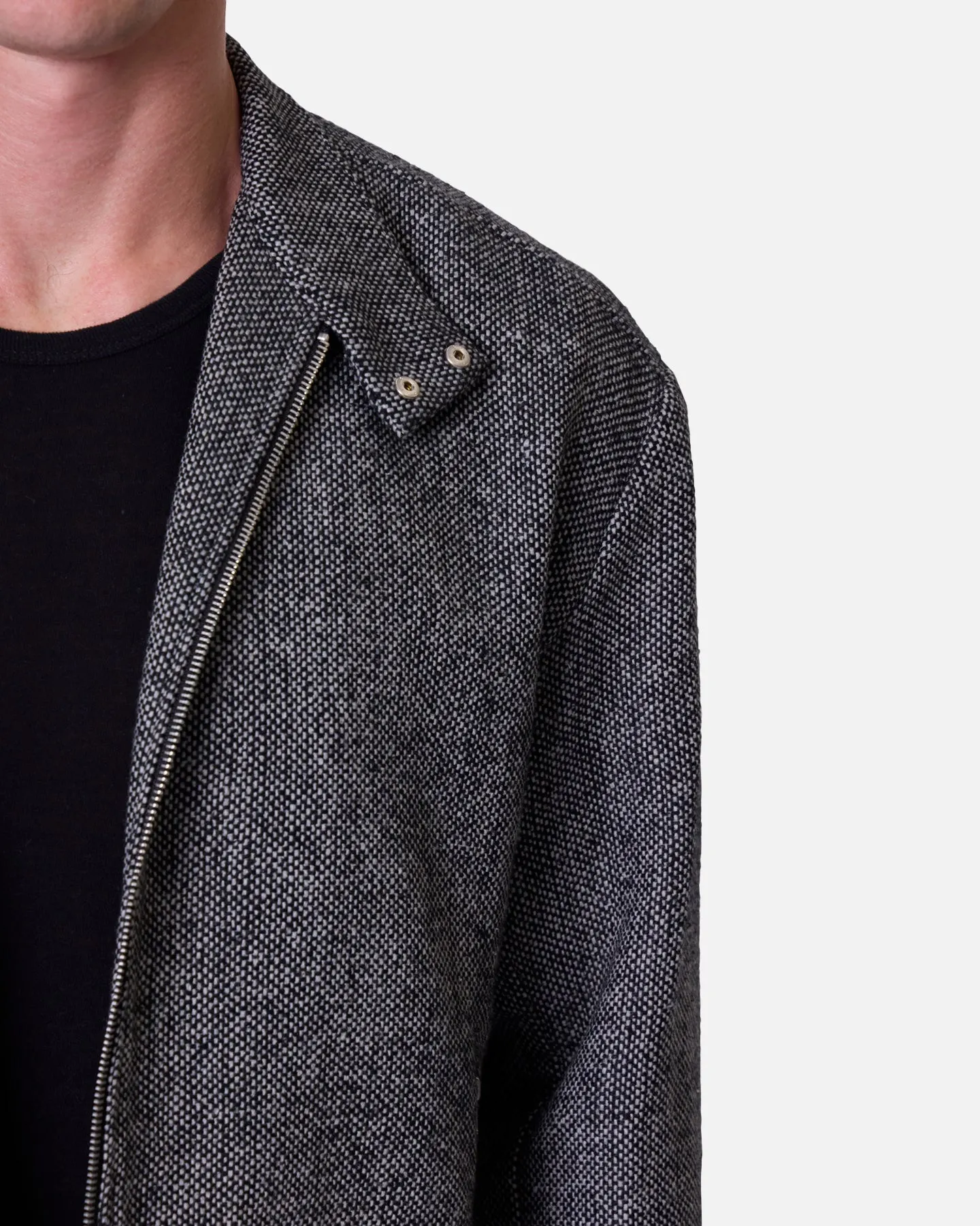 MNML Tweed Mod Jacket Black/Grey