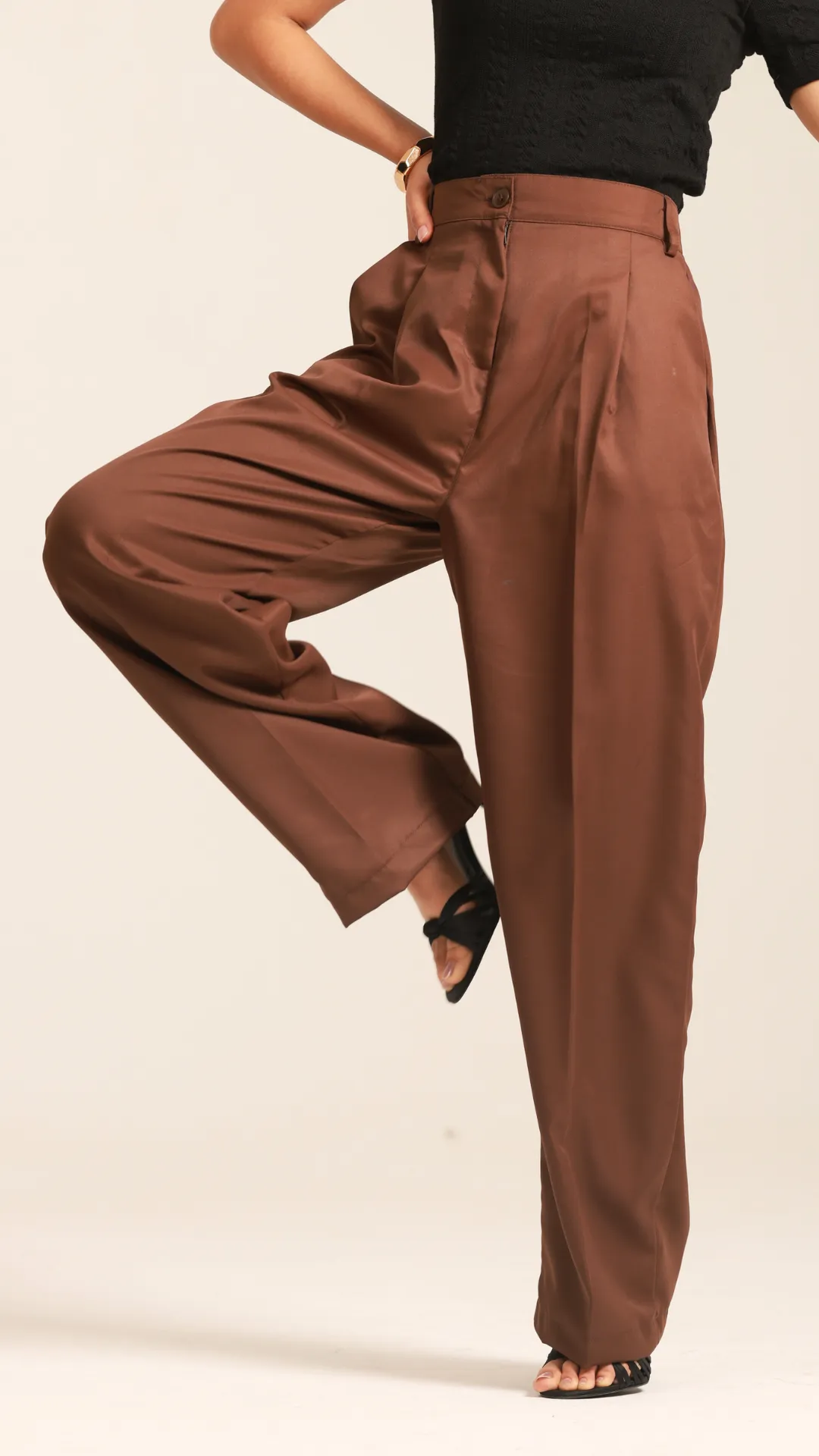 Mocha Mousse Tailored Pants