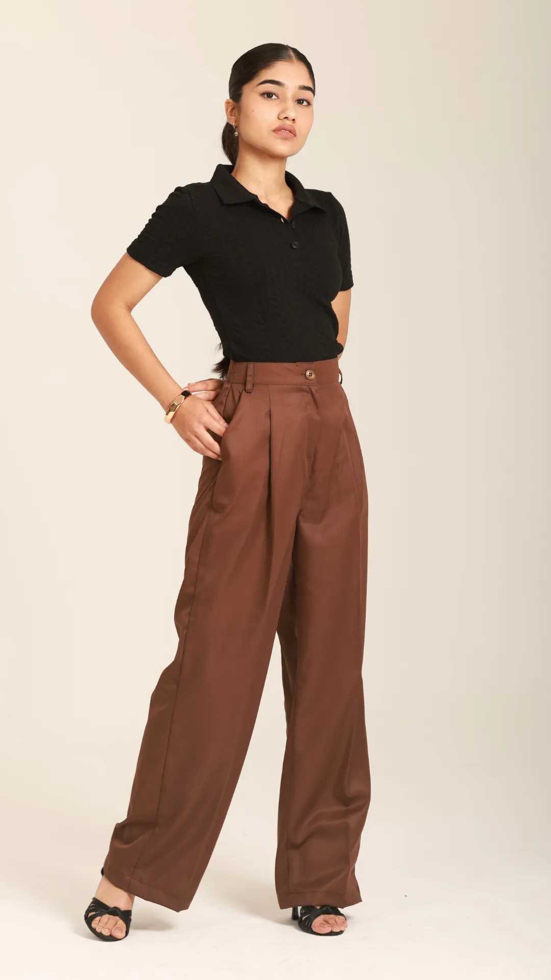 Mocha Mousse Tailored Pants