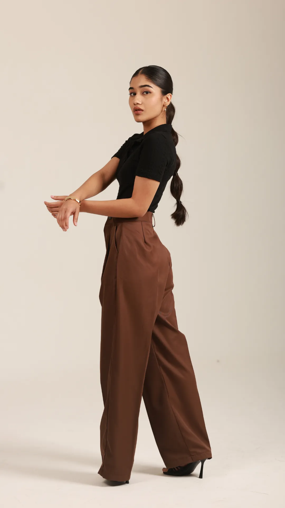 Mocha Mousse Tailored Pants