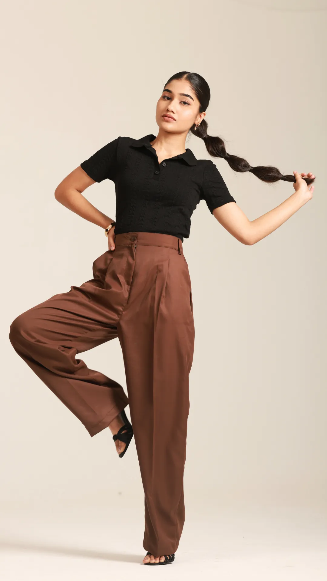 Mocha Mousse Tailored Pants