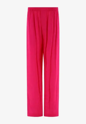 Monogram Wide-Leg Pants