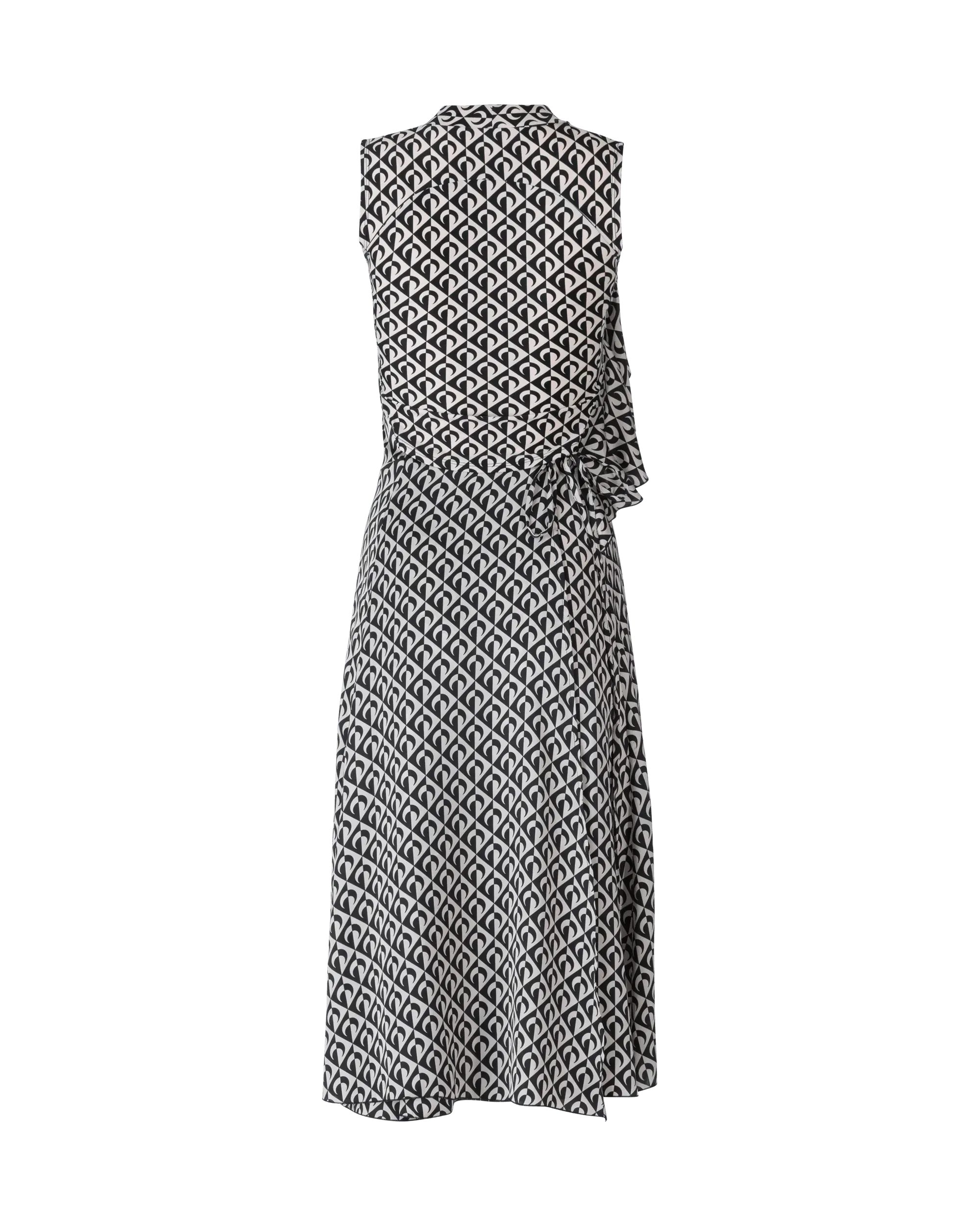Moon Print Midi Dress