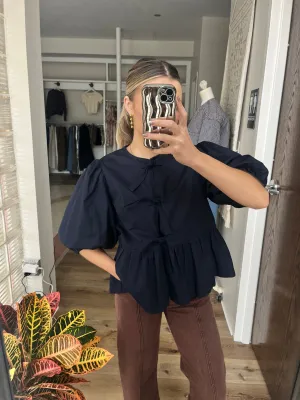 Nantucket Blouse- Navy
