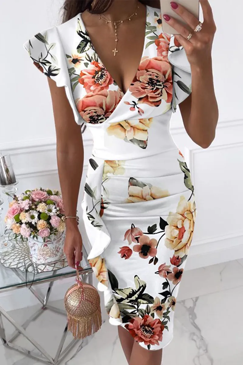 Nela® | Dress With A Wrapped Skirt