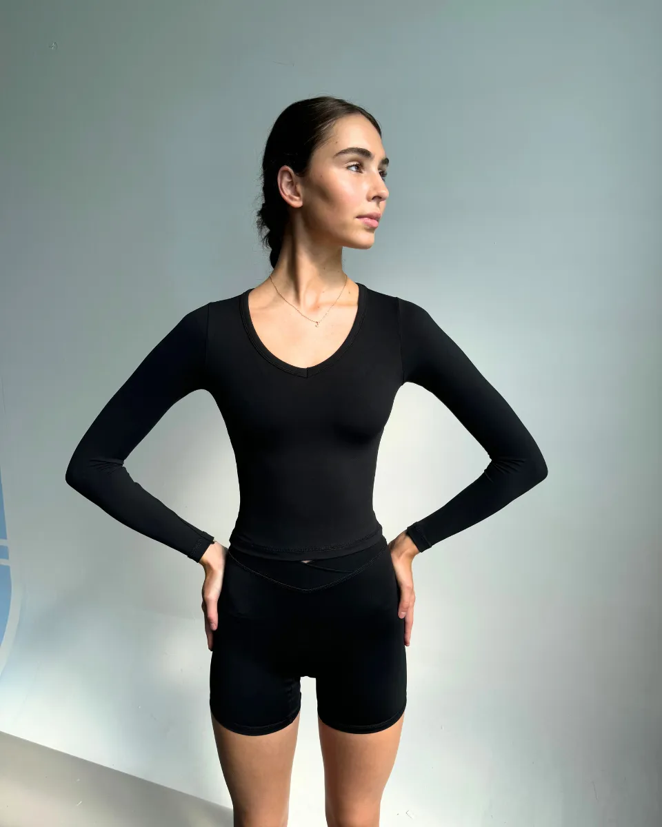 Noir Long Sleeve Top