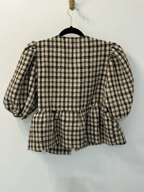 Norah Plaid Blouse
