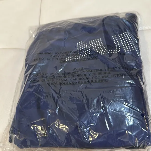 NWT JUICY COUTURE Velour Fitted Top And Wide Leg Pants Lounge Set in Royal Navy
