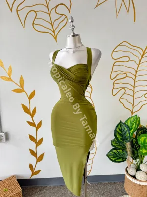 Olive Midi Dress