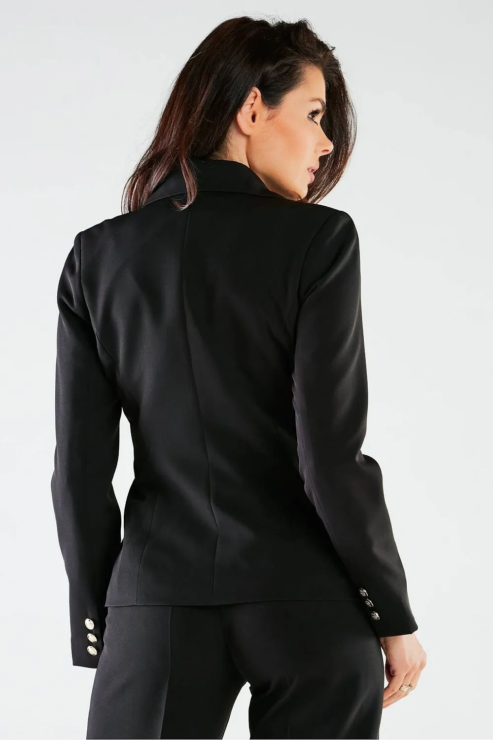 Opulent Double-Breasted Tailored Jacket