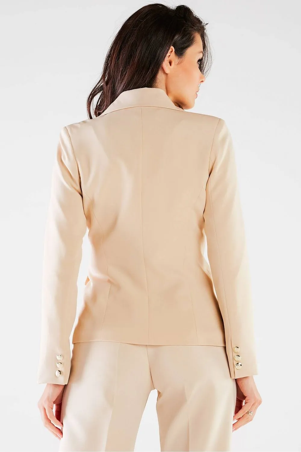 Opulent Double-Breasted Tailored Jacket