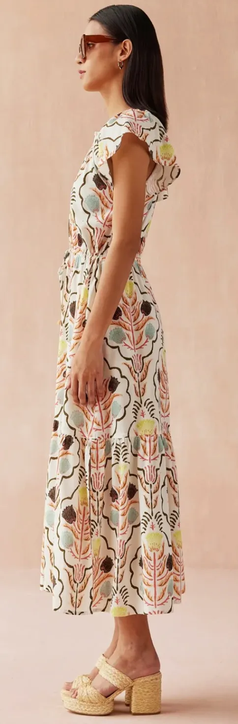 Ora Midi Dress Kirini Meadow