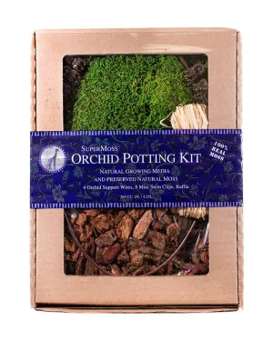Orchid Potting Kit, Sheet Moss