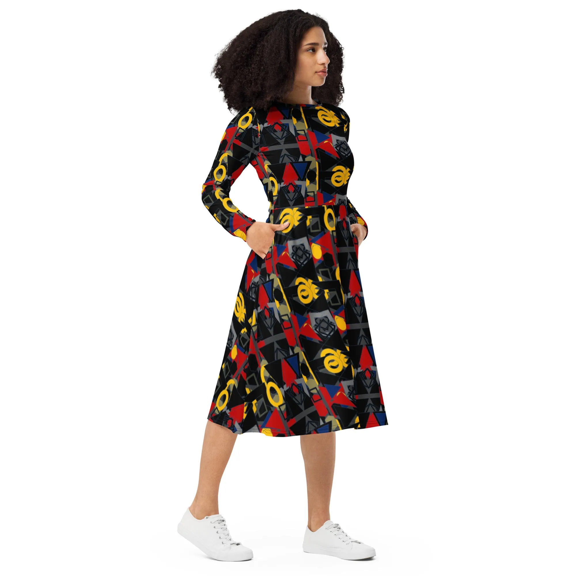 Origen Designation Women's Long-sleeve Midi dress