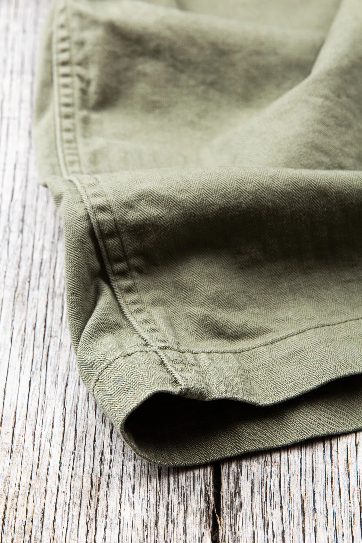 OrSlow Cotton HBT Wide Leg Trousers