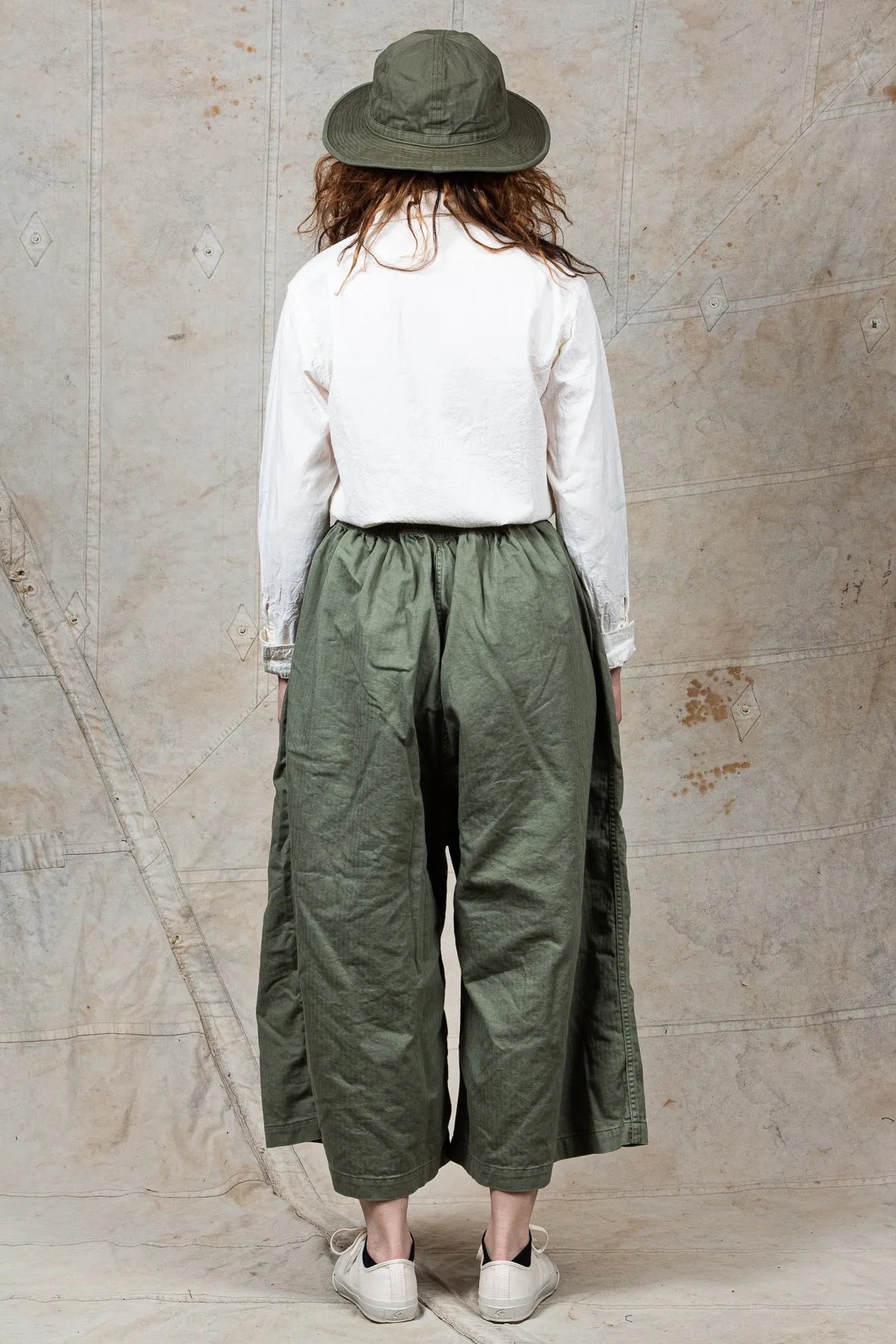 OrSlow Cotton HBT Wide Leg Trousers