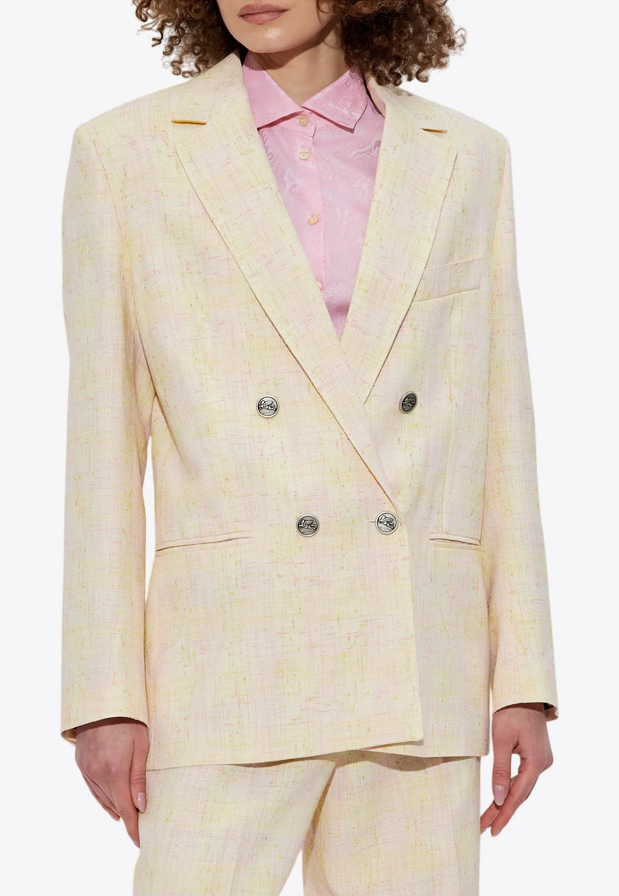 Oversized Double-Breasted Blazer