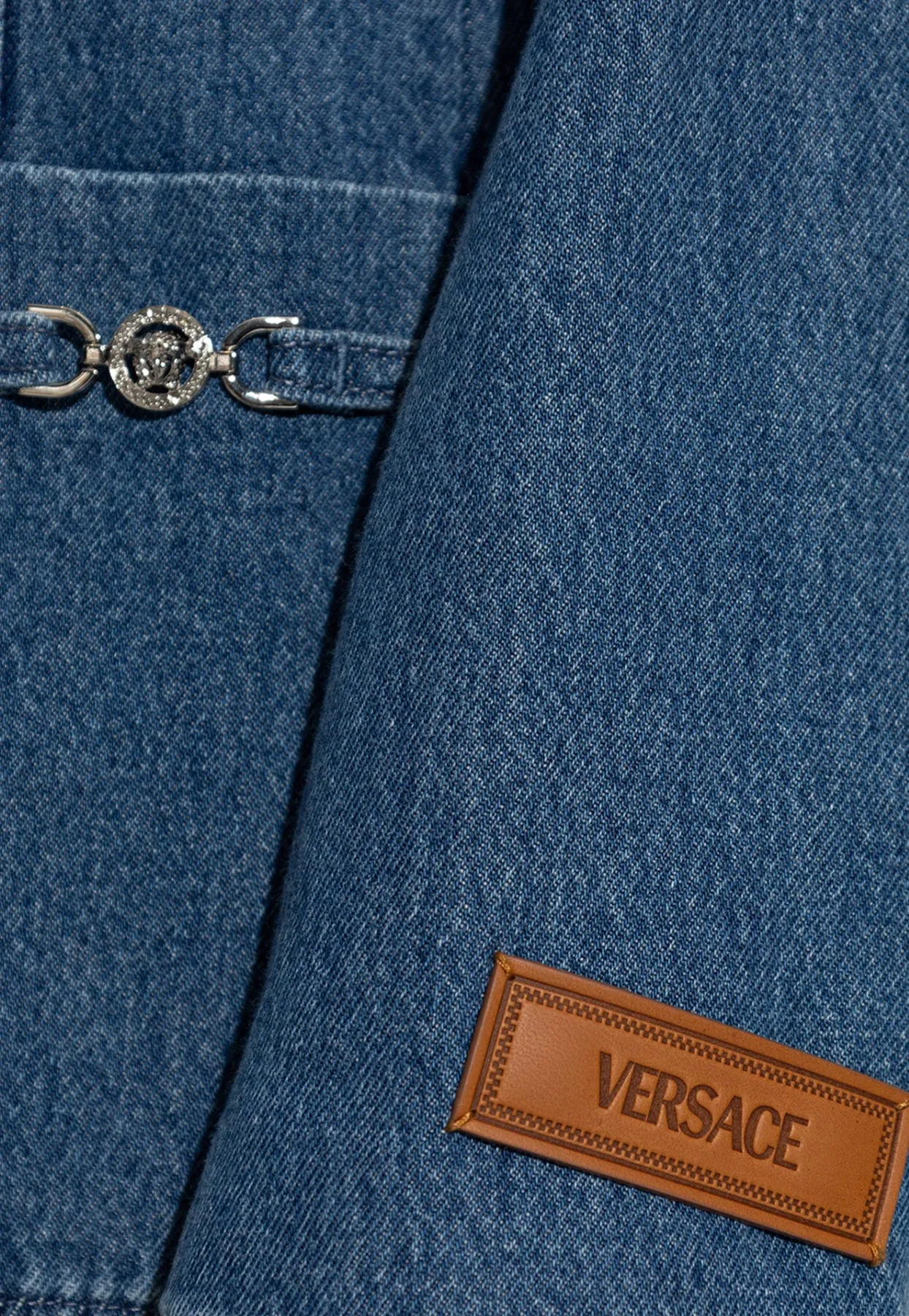 Oversized Tailored Denim Blazer