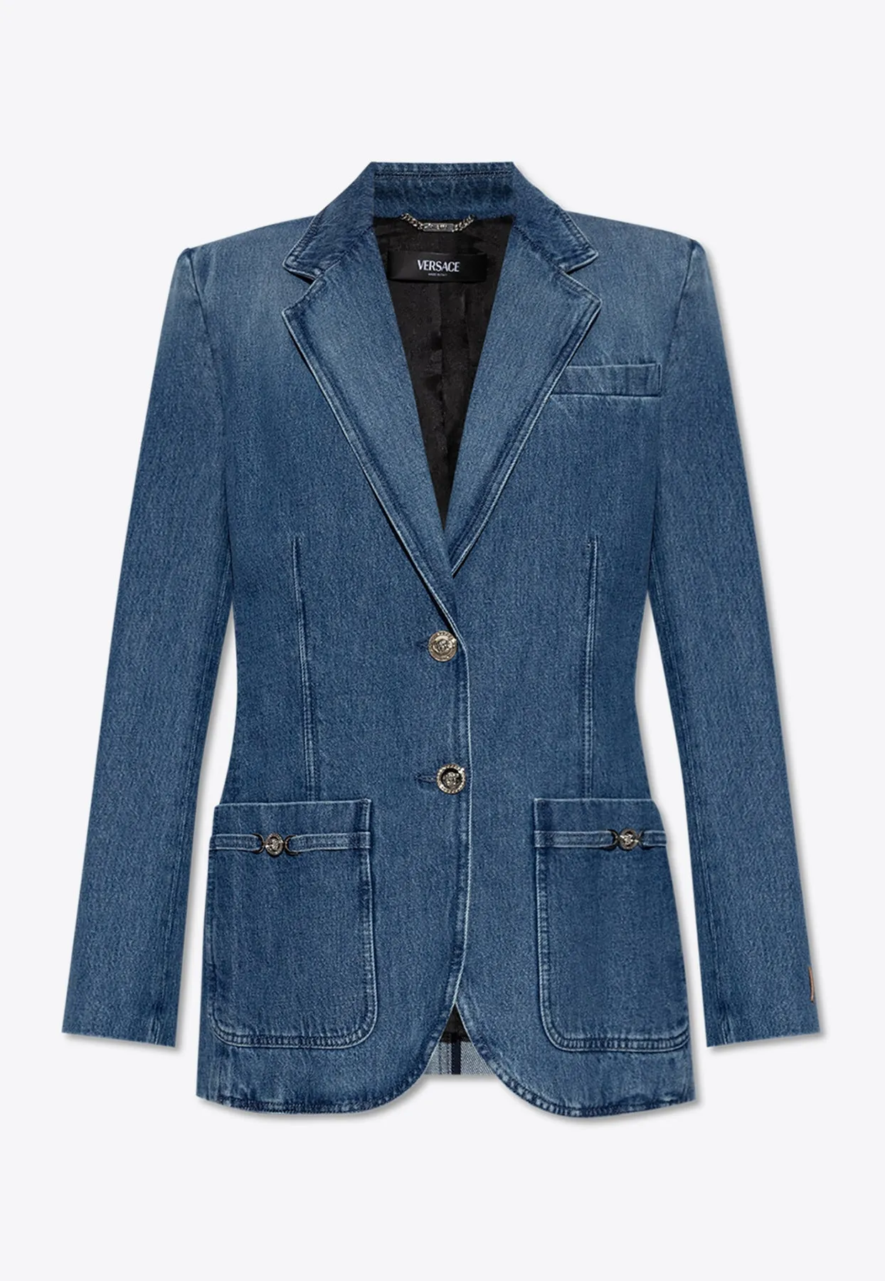 Oversized Tailored Denim Blazer