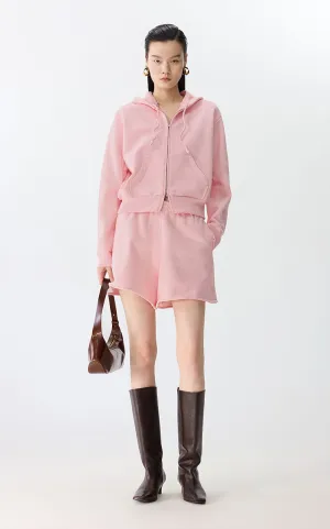 Pants / JNBY Terry Wide-Leg Drawstring Shorts