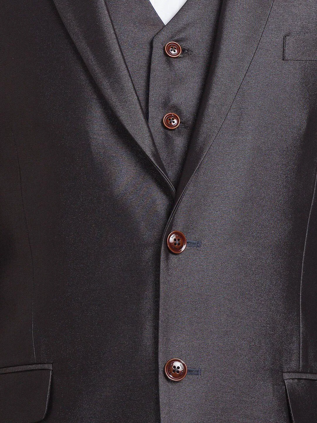 Park Avenue Men Super Slim-Fit Single Breasted 3 Pc Suits
