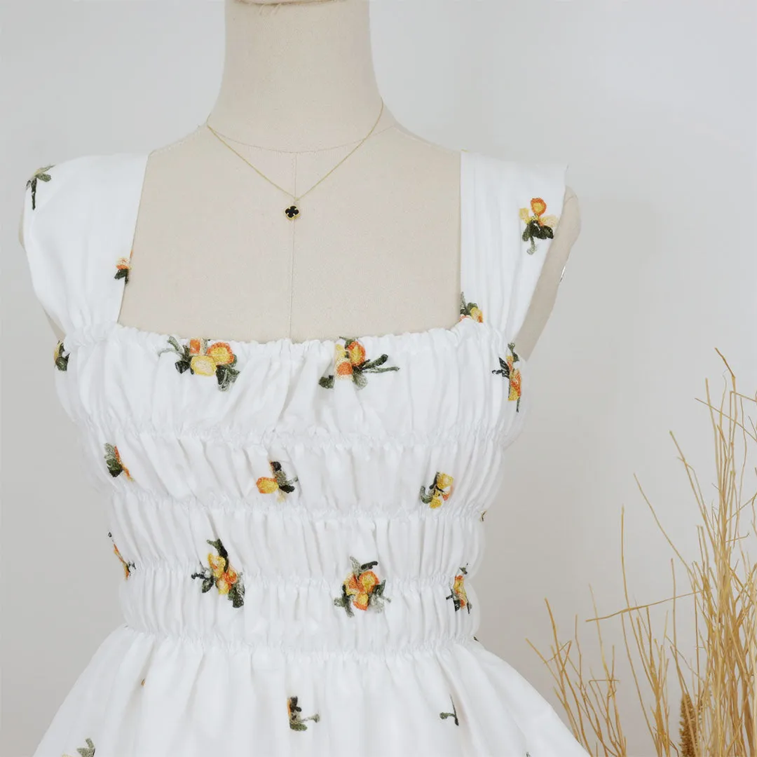 Peplum Embroidered Top
