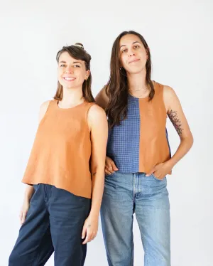 Peplum Split Tank