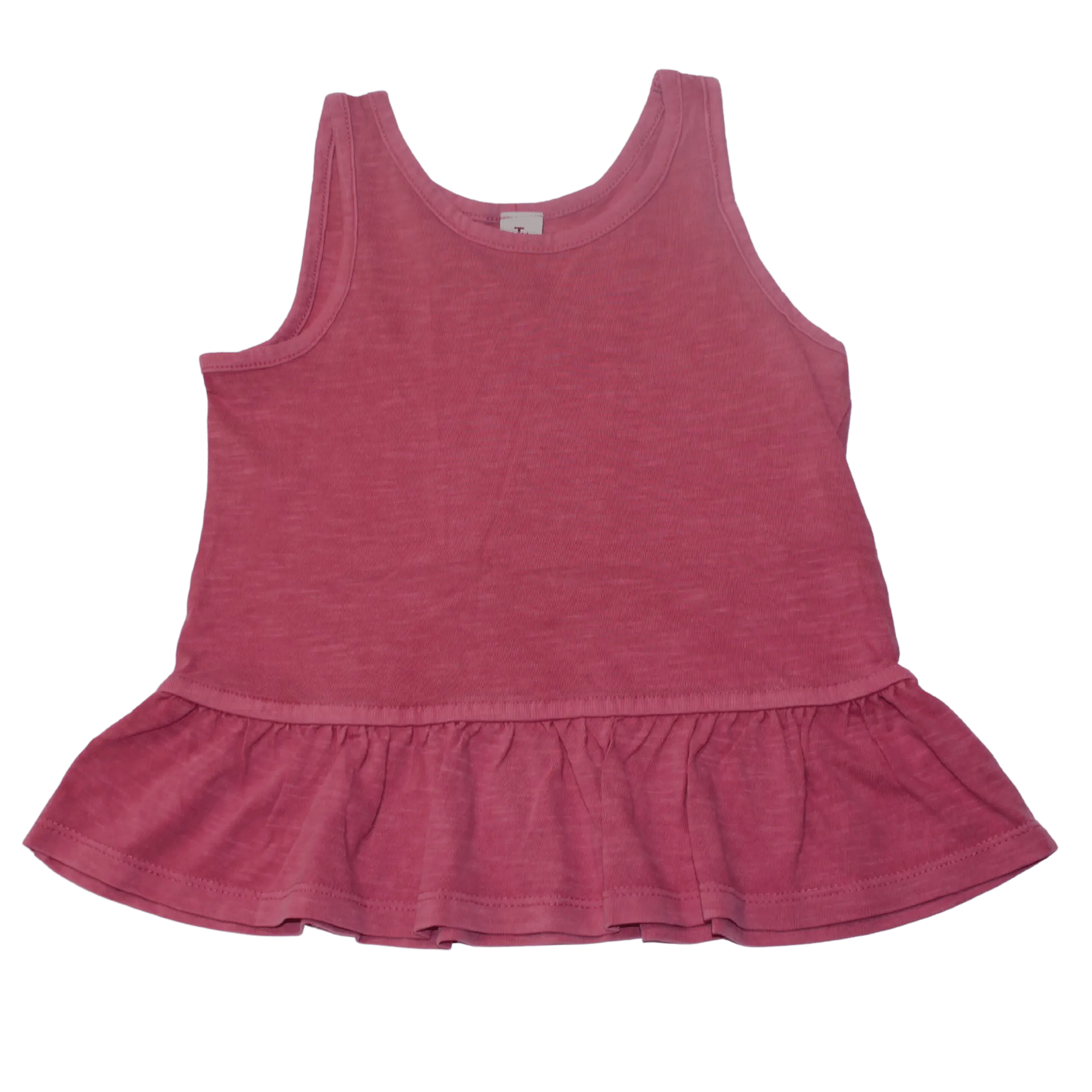 Pink Peplum Vest
