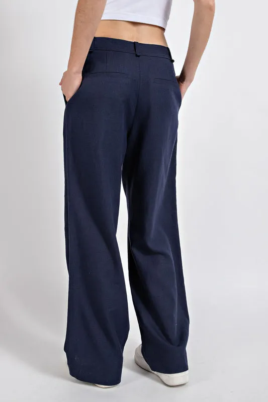 Pintuck Pleated Pants