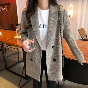 Plaid Ladies Blazer