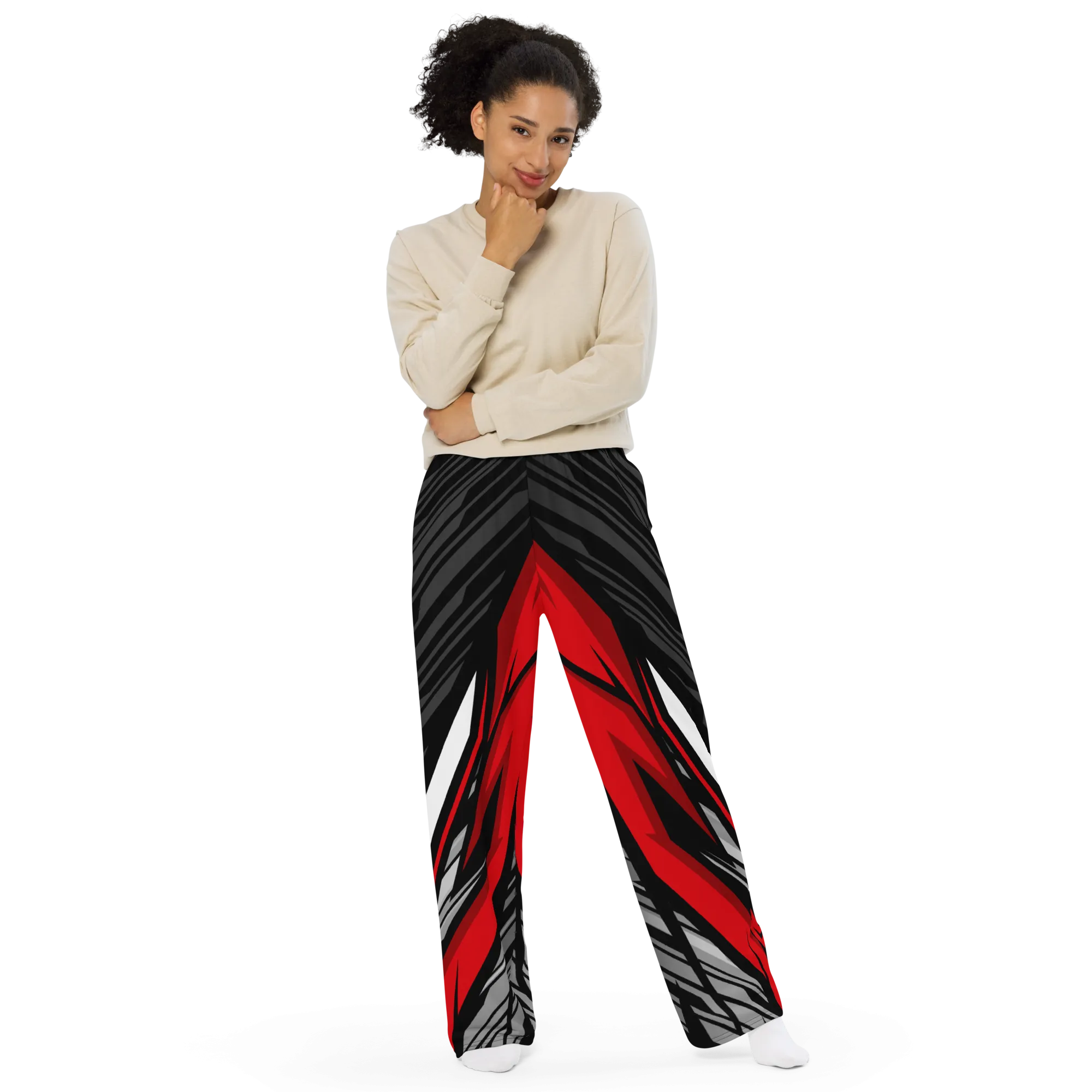 Player1Apparel unisex wide-leg pants