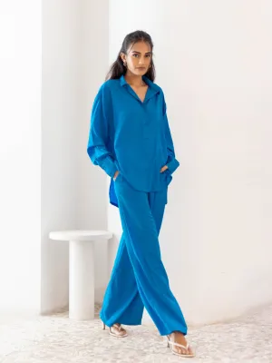 Pleat Detail Wide Leg Pant