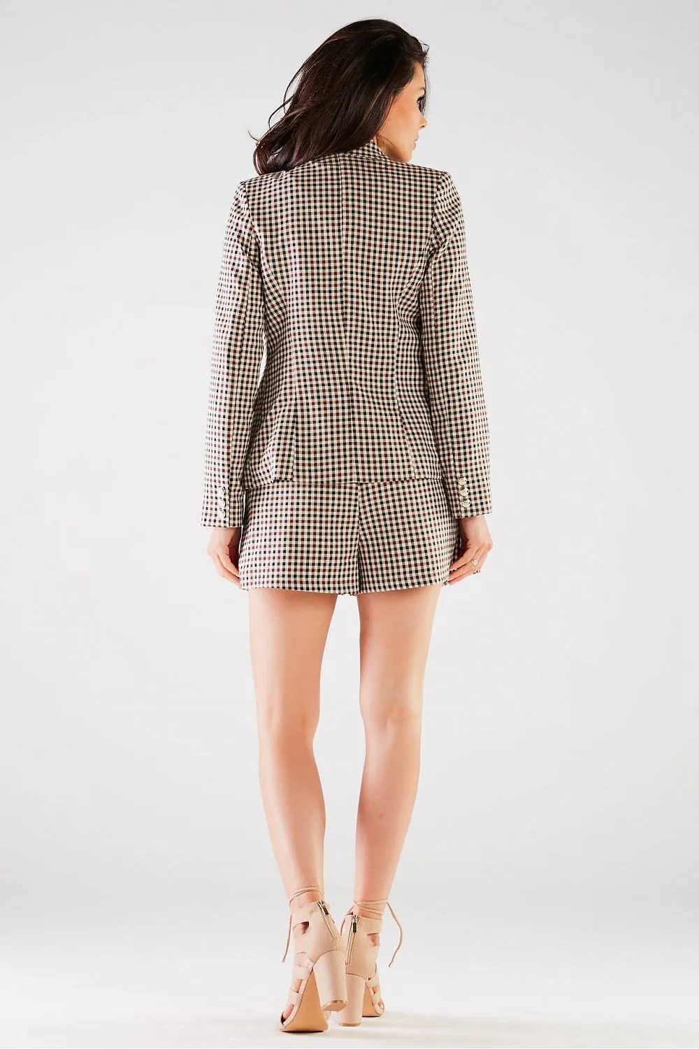 Pleated High-Waisted Luxe Shorts