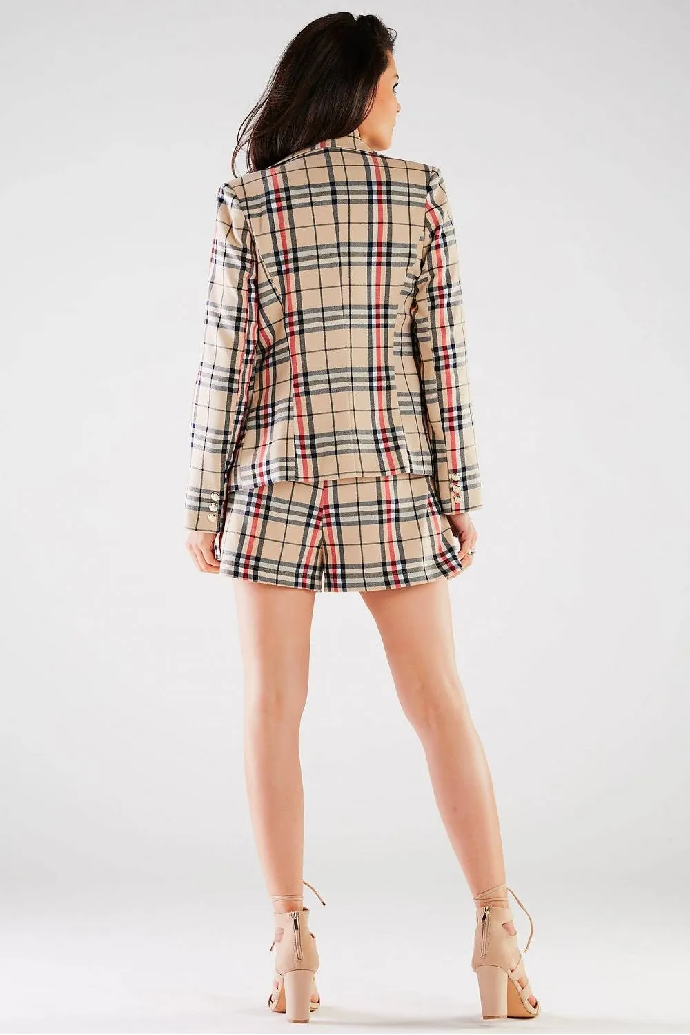 Pleated High-Waisted Luxe Shorts