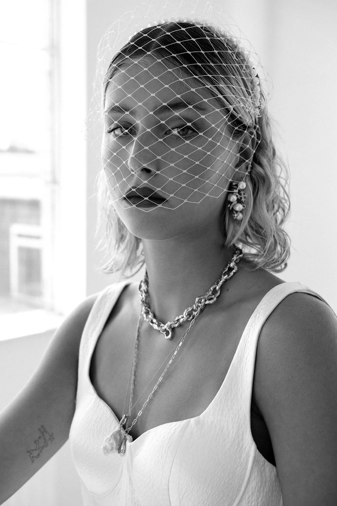 Pollina Birdcage Veil