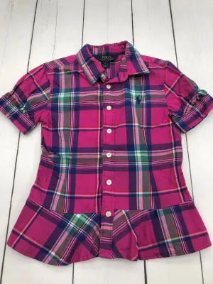Polo by Ralph Lauren SS Hot pink Size 7 Shirt