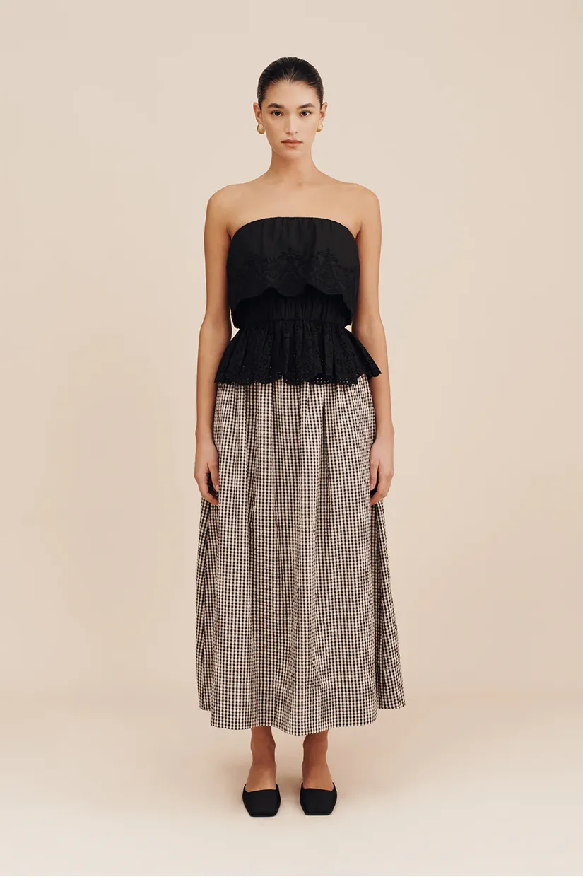 Posse Beryl Strapless Top - Black
