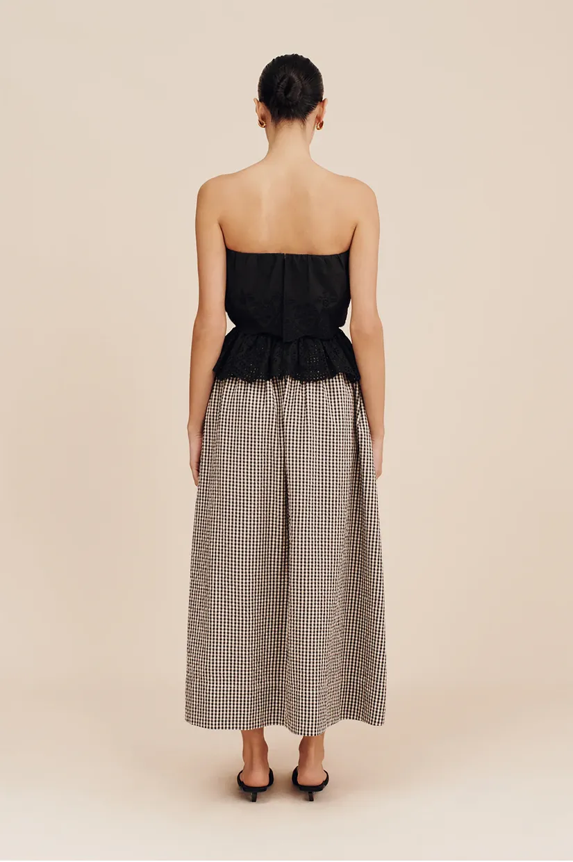 Posse Beryl Strapless Top - Black