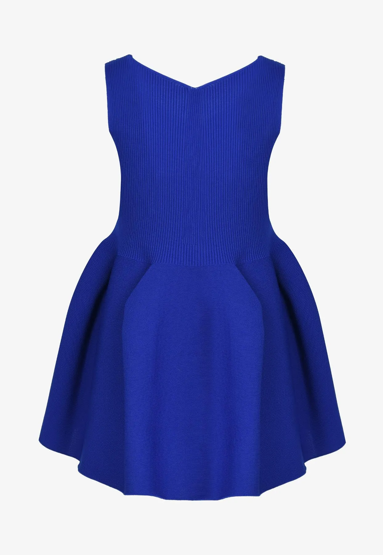 Pottery Ribbed Knit Peplum Top