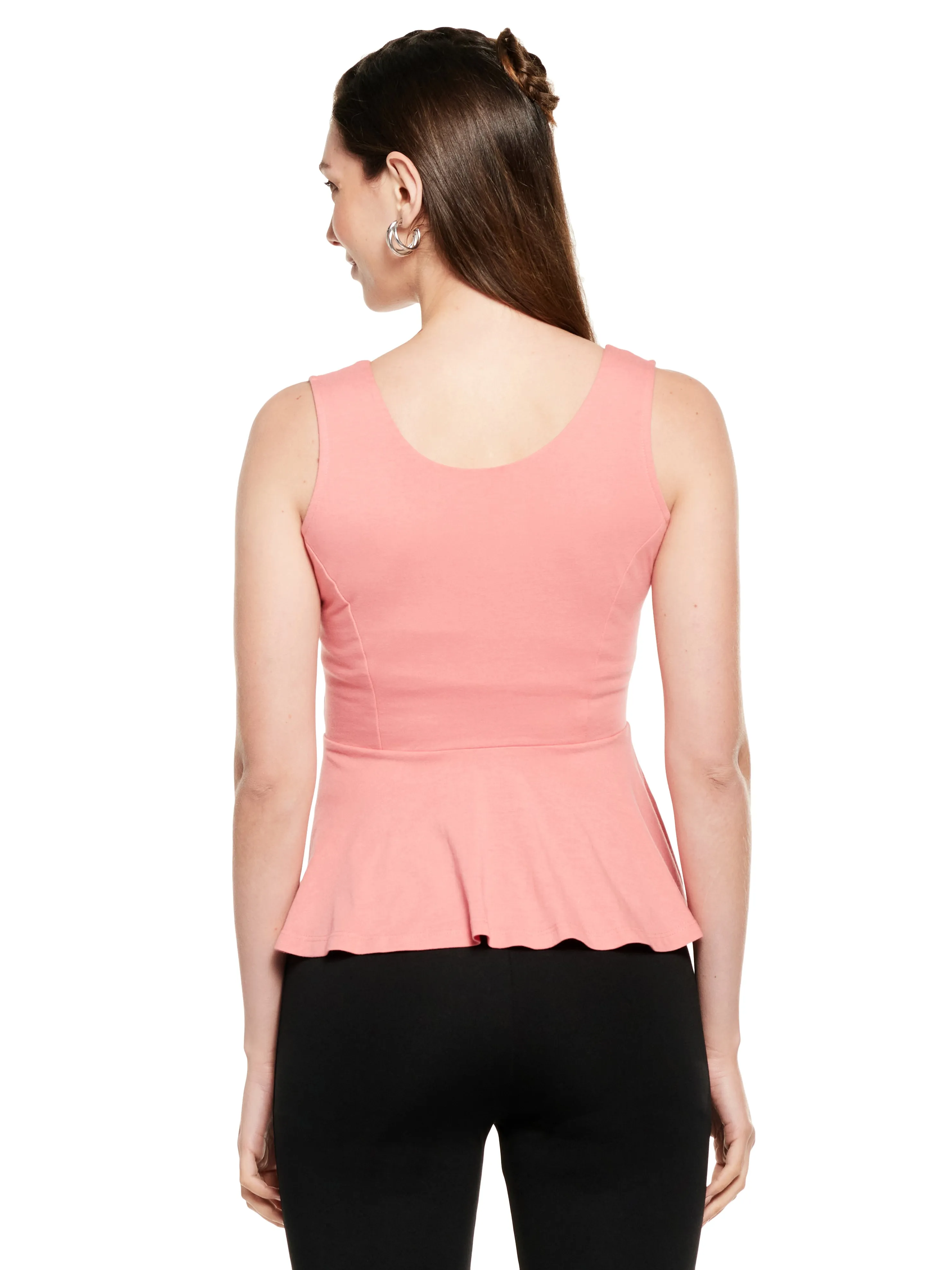 Princess Peplum Cotton Modal Top