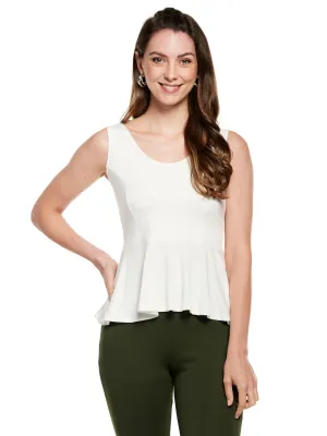Princess Peplum Cotton Modal Top
