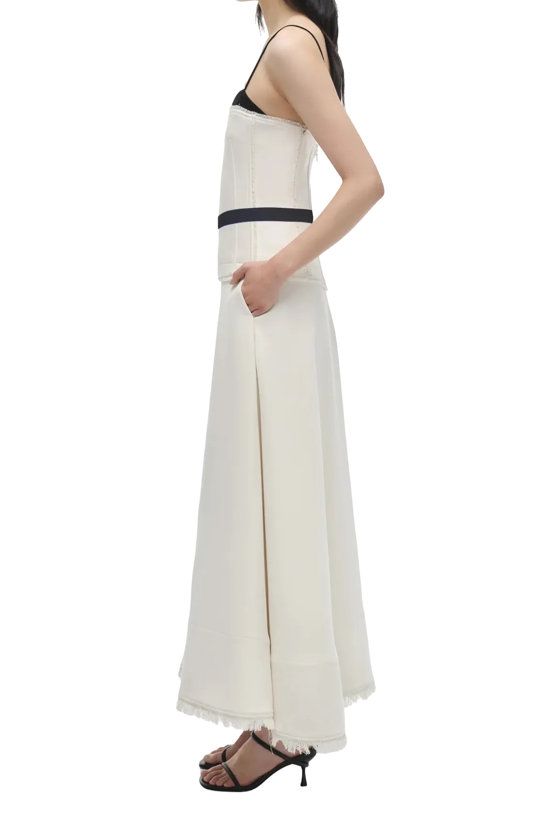 Quinlin Midi Dress - Snow