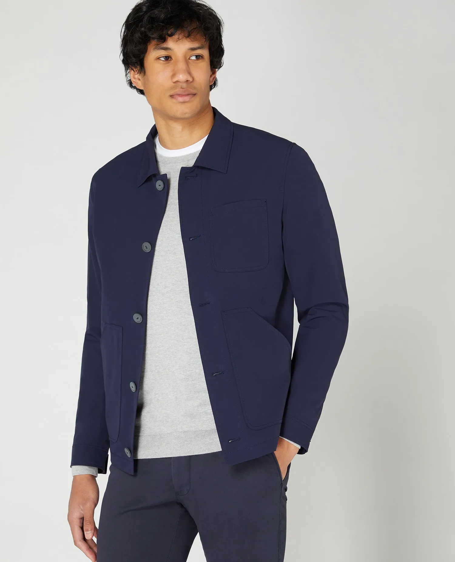 Remus Uomo Theo Casual Navy Jacket