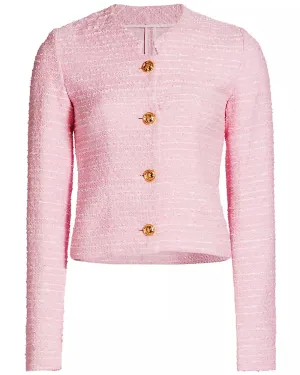 Rose Quartz Boucle Tweed Jacket