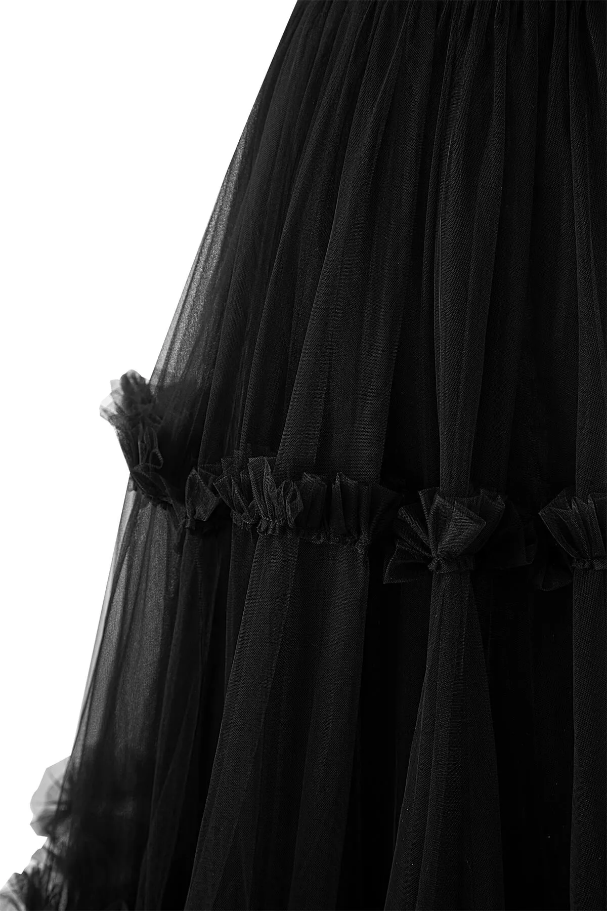 Roycebridal Katalina |A-Line Corset Ruffled Tulle Prom Dress
