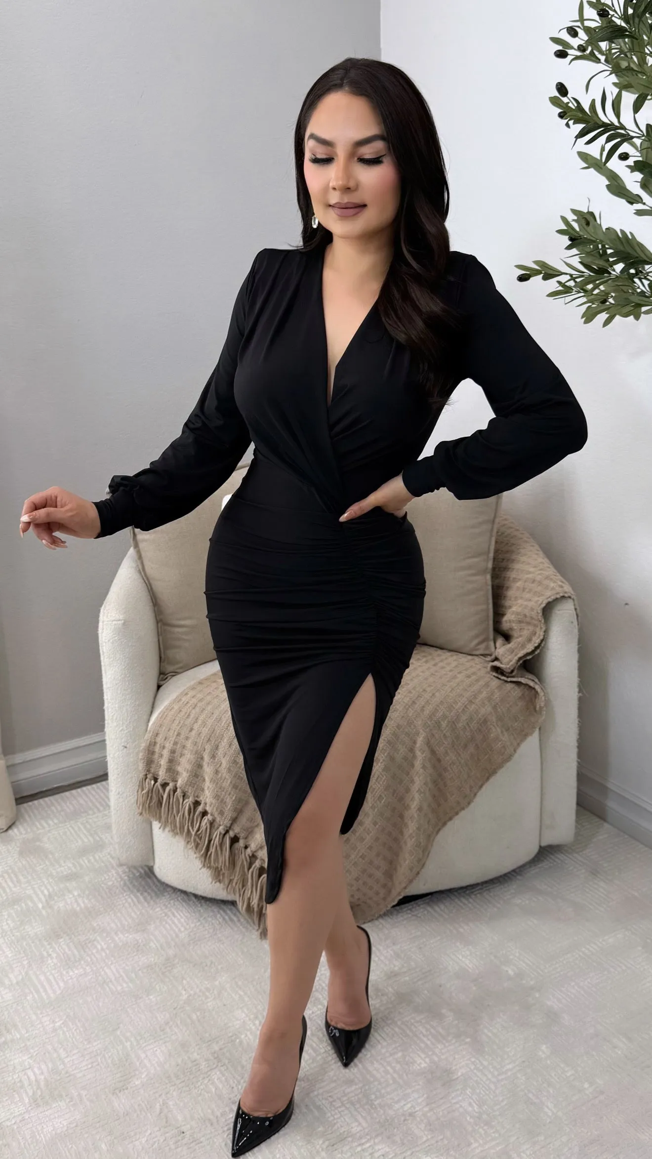 RUTILA BLACK DRESS