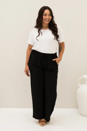 Samara Pant | Black Tencel | FINAL SALE